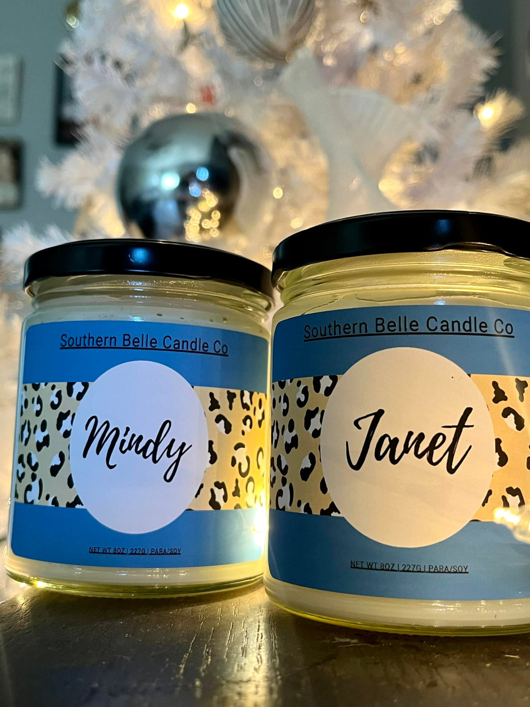 Custom name candle